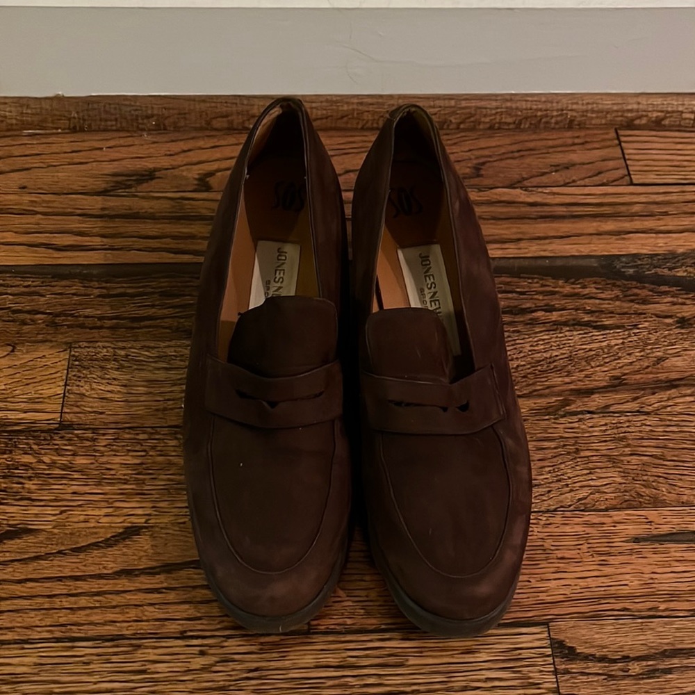Brown Suede Loafers